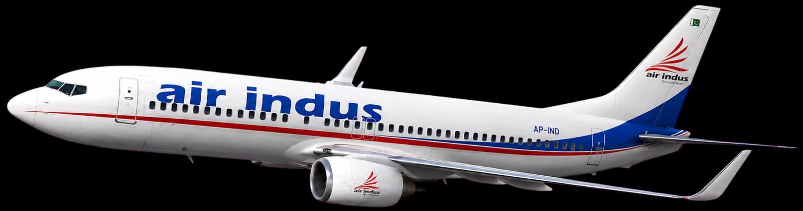 An Air Indus aircraft in flight